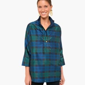 TUCKERNUCK Blackwatch French Cuff Celine Top